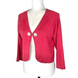 Contemporaine cherry-red cardigan
